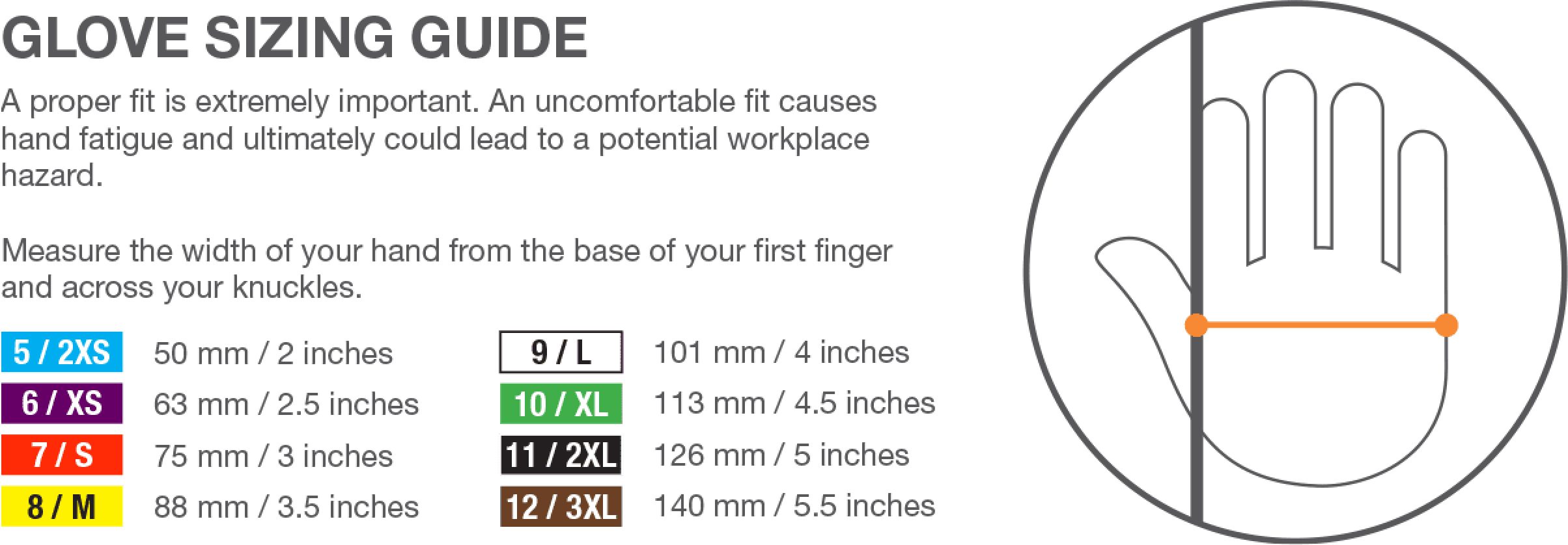 Glove Sizing Guide